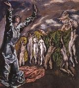 The Vision of St John El Greco